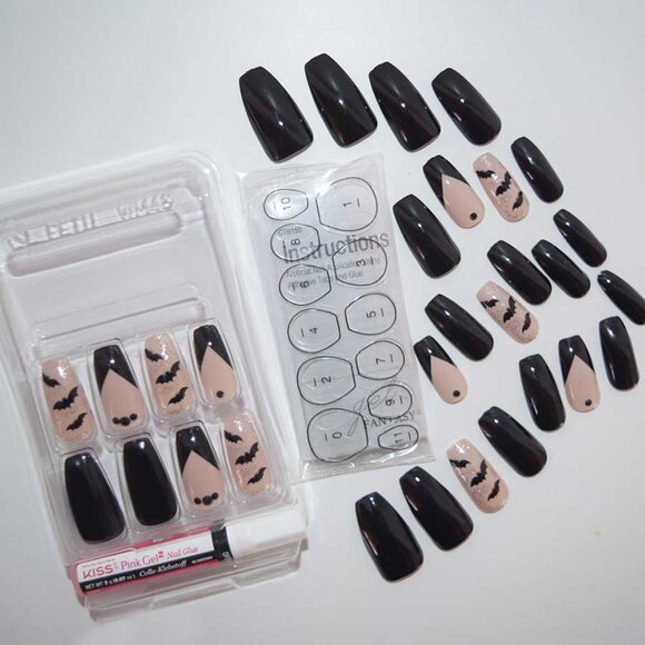 KISS Special Design Glow Dark Halloween Nails / Long Length - Ghostin - Picture 4 of 6